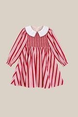 Mini Hawthorn Dress in Candy Cane Stripe