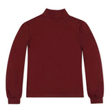 Organic Mock Neck Knit Top