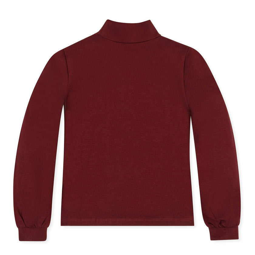 Organic Mock Neck Knit Top