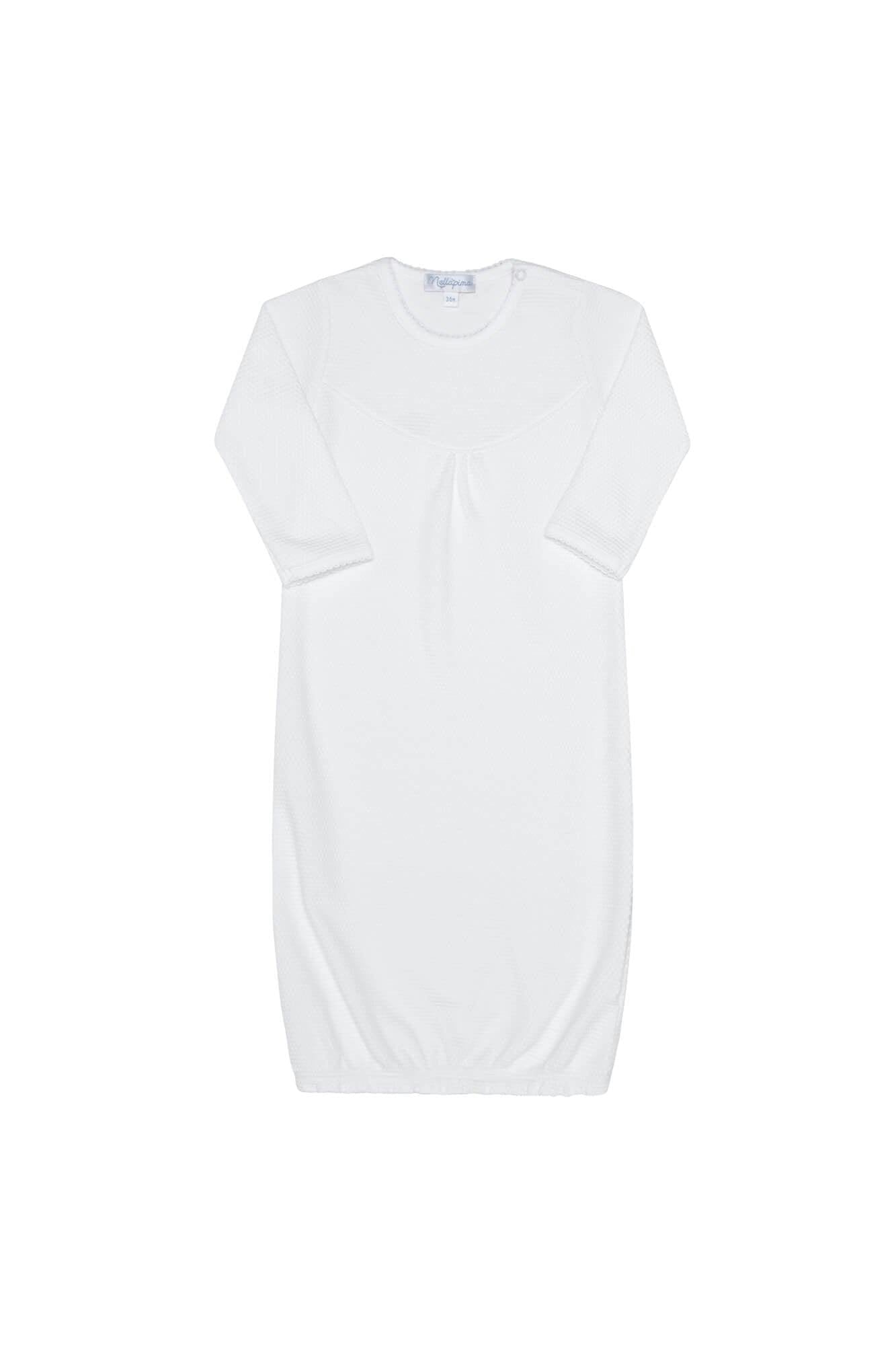 White Bubble Baby Gown