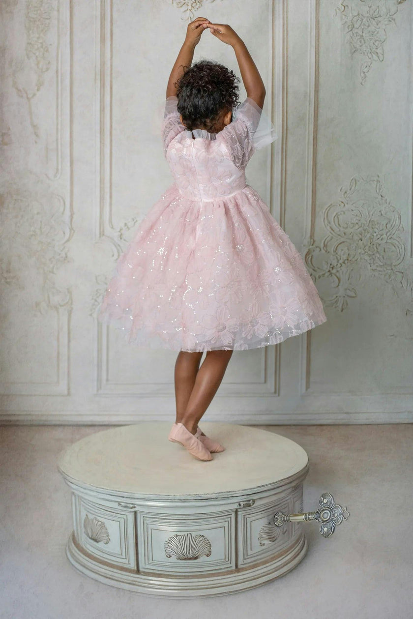 Blush Petal Music Box Dress