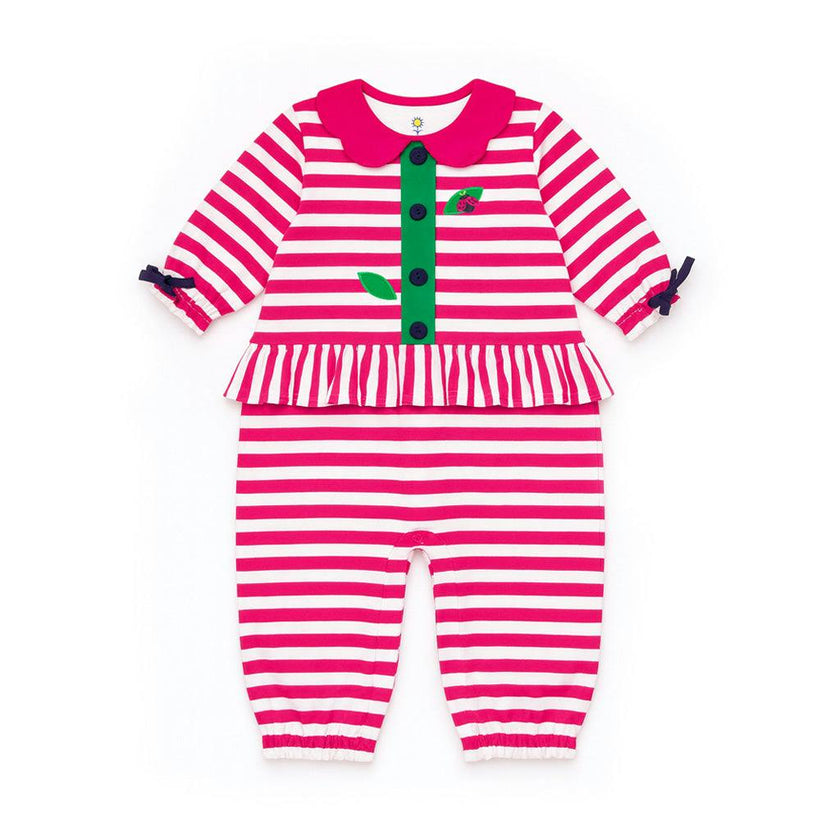Stripe Knit Longall With