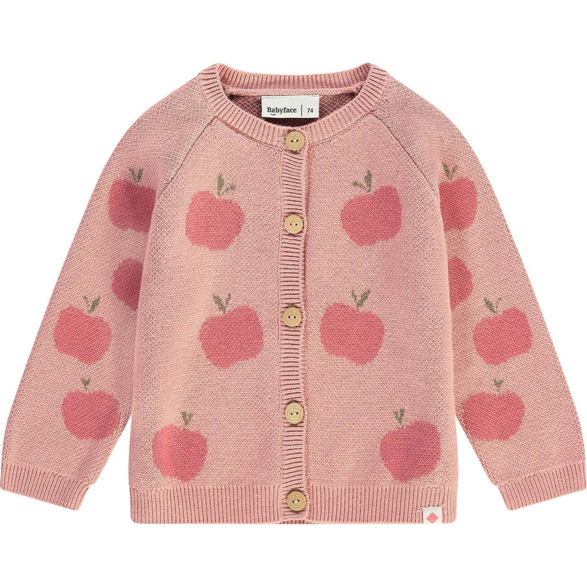 Apple Print Cardigan