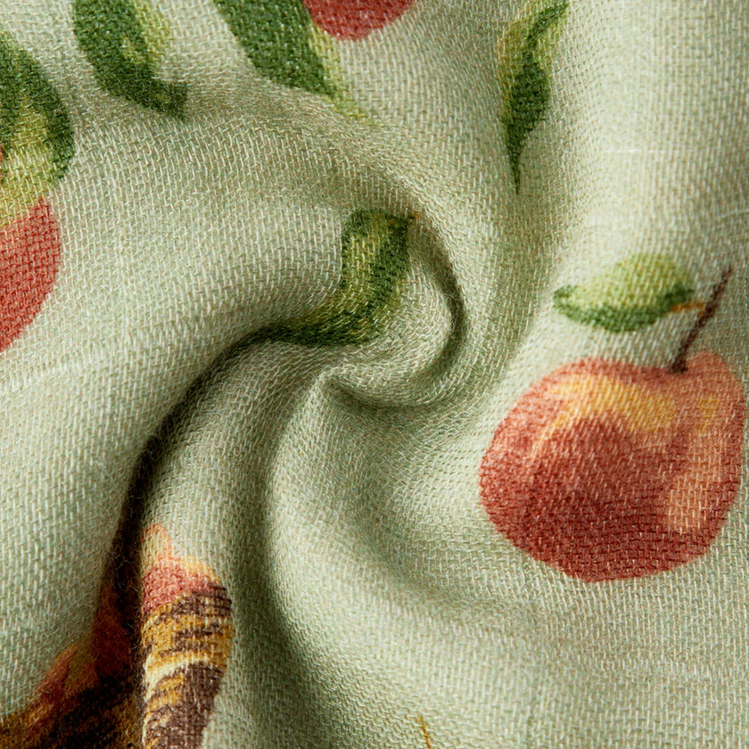 Apple Orchard Contour Four Layer Burp Cloth