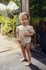 Rose Dot Baby Girl's Romper