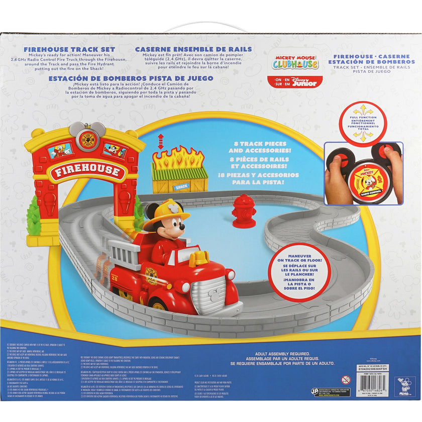 Disney Junior: RC Track Set - Mickey's Firehouse