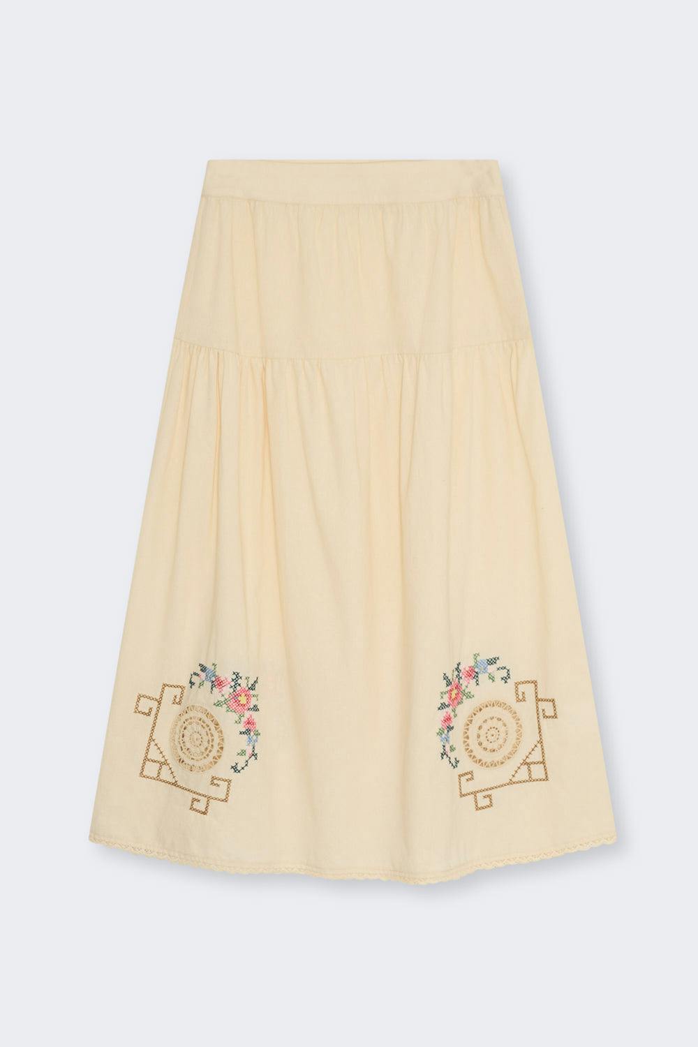 Narcise Woman Skirt Ecru