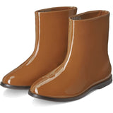 Lila Patent Leather Straight Boots