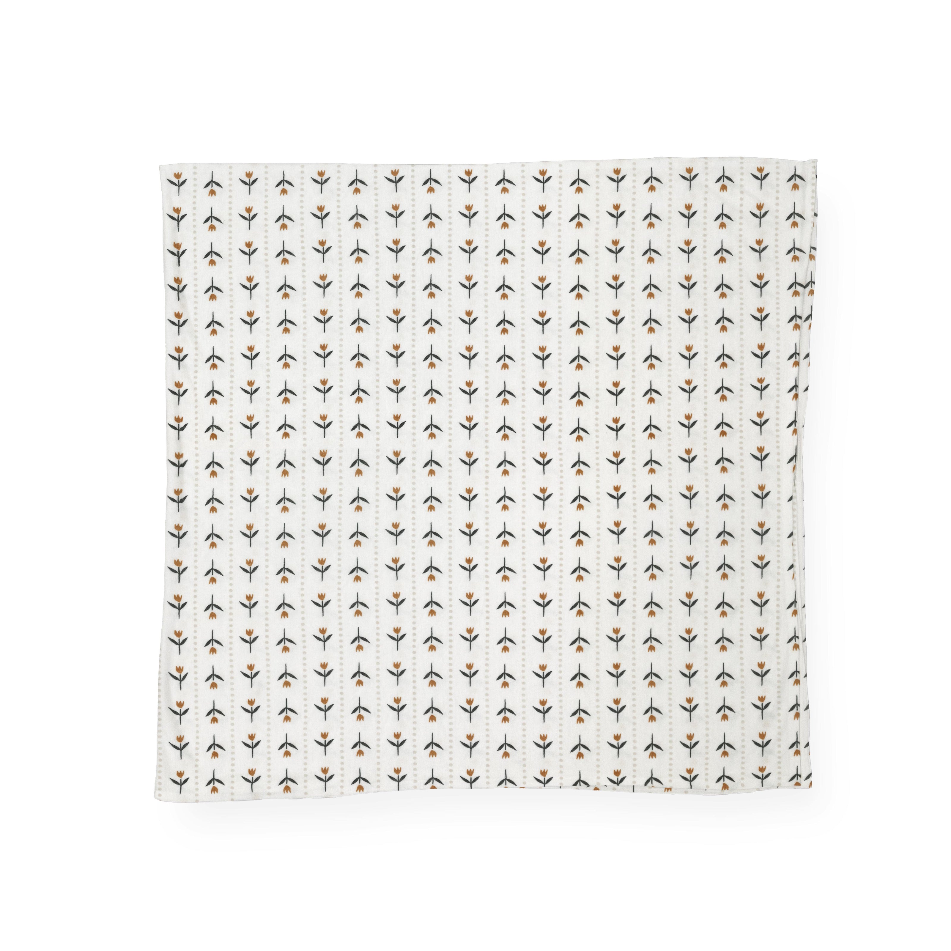Stretch Knit Swaddle Blanket - Tulip Stripe