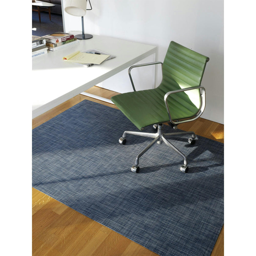 Basketweave Floor Mat, Denim