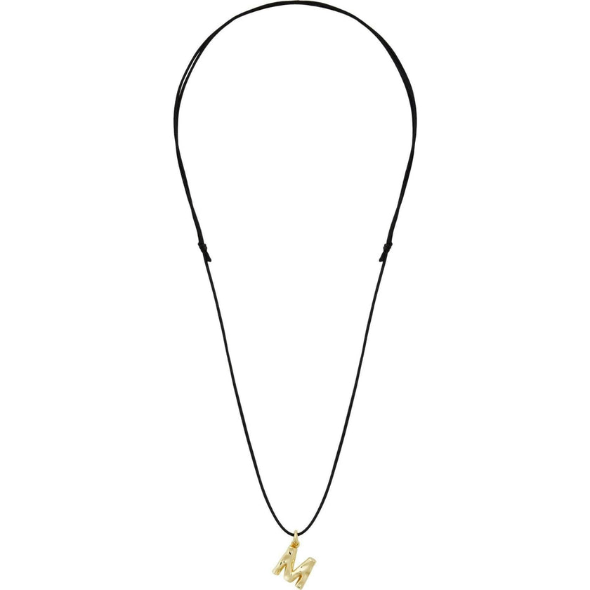 Monogram Necklace in Gold