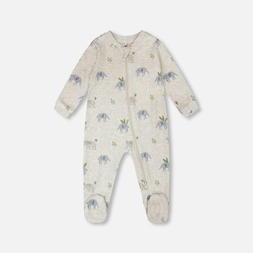 Organic Cotton Baby One-Piece Pajamas