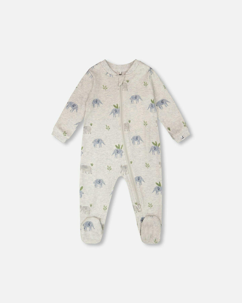 Organic Cotton Baby One-Piece Pajamas