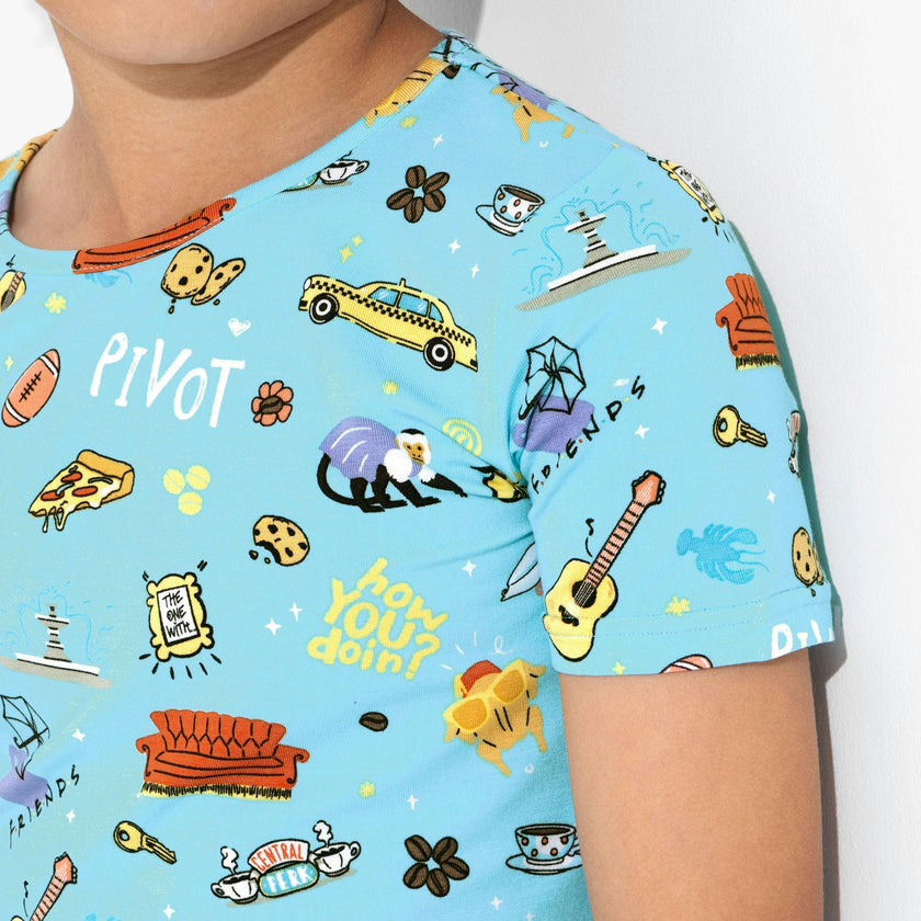 FRIENDS™: Central Perk Bamboo Kids Pajama Short Set