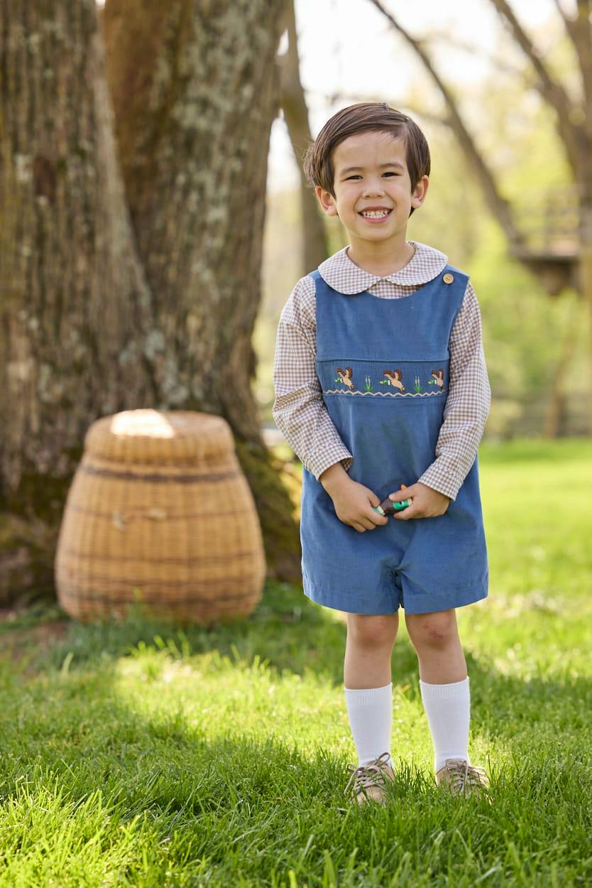Smocked Vintage John John - Flying Mallard