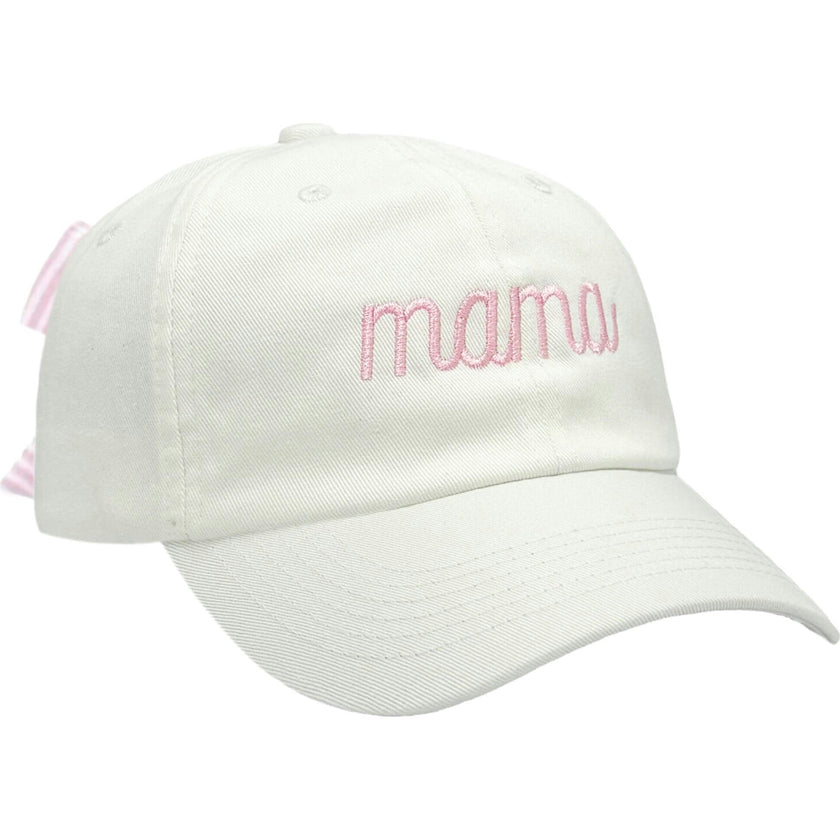 Mama & Mini Bow Baseball Hat Set (Baby & Adult, Youth & Adult)