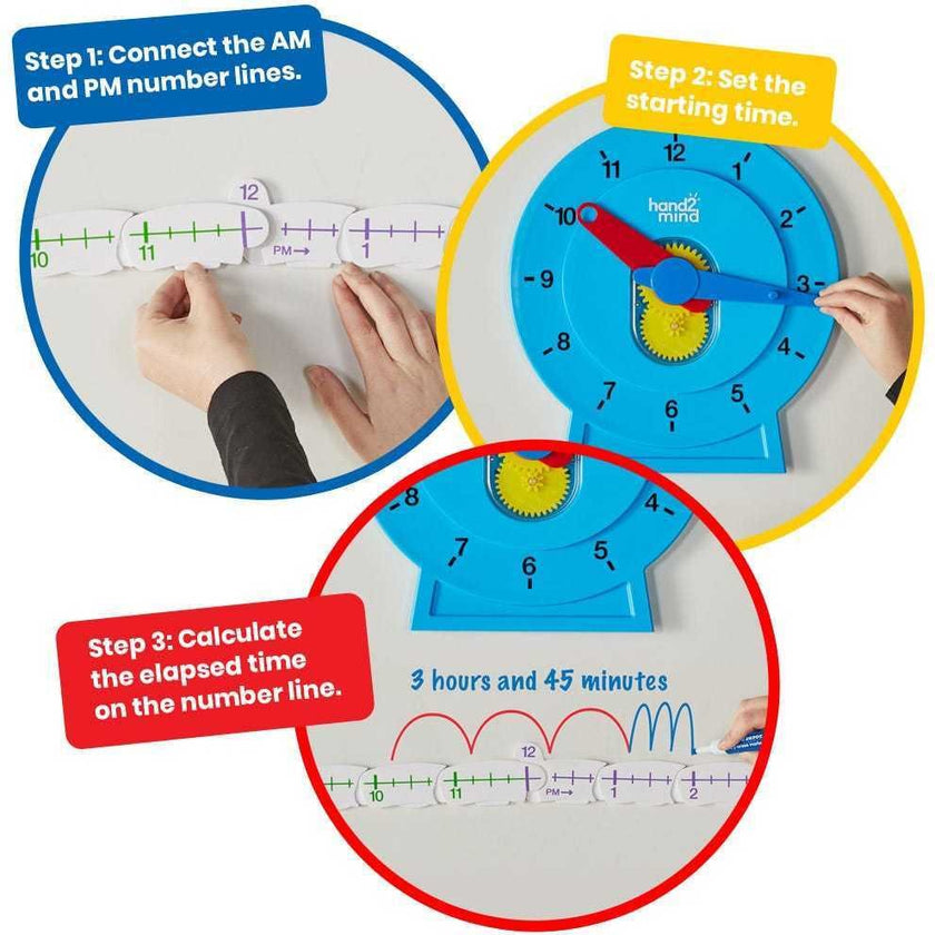 Magnetic Demonstration Advanced NumberLine Clock™