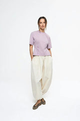 women's balloon trousers - lisbon light