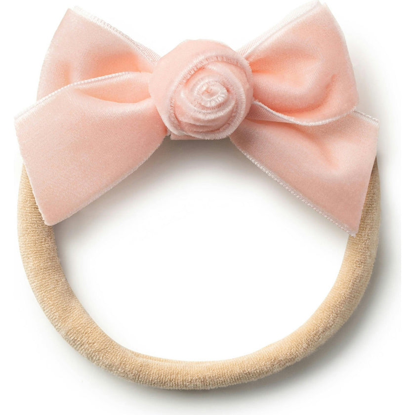 Rosette Velvet Baby Band