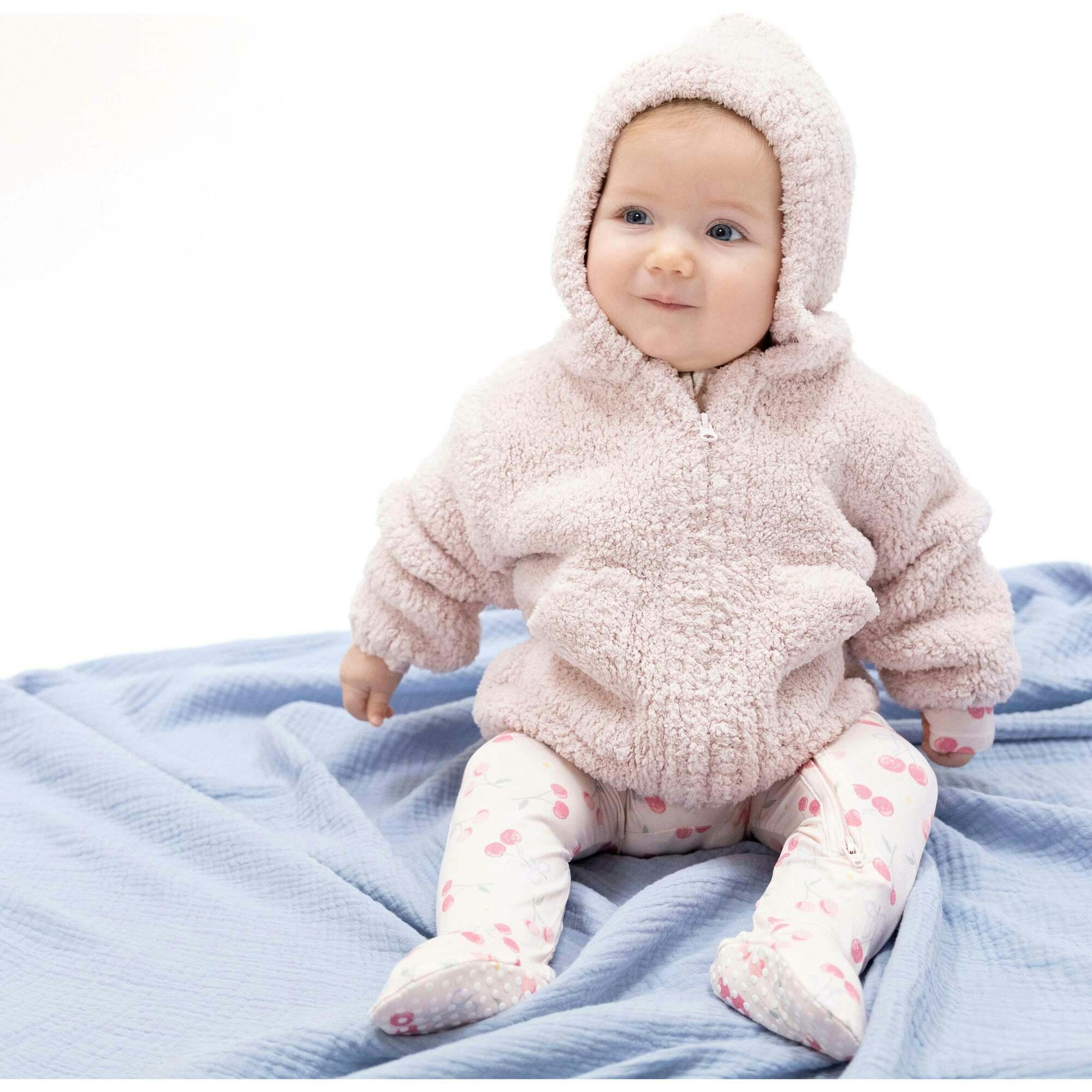 Chenille - Blush Hooded Jacket