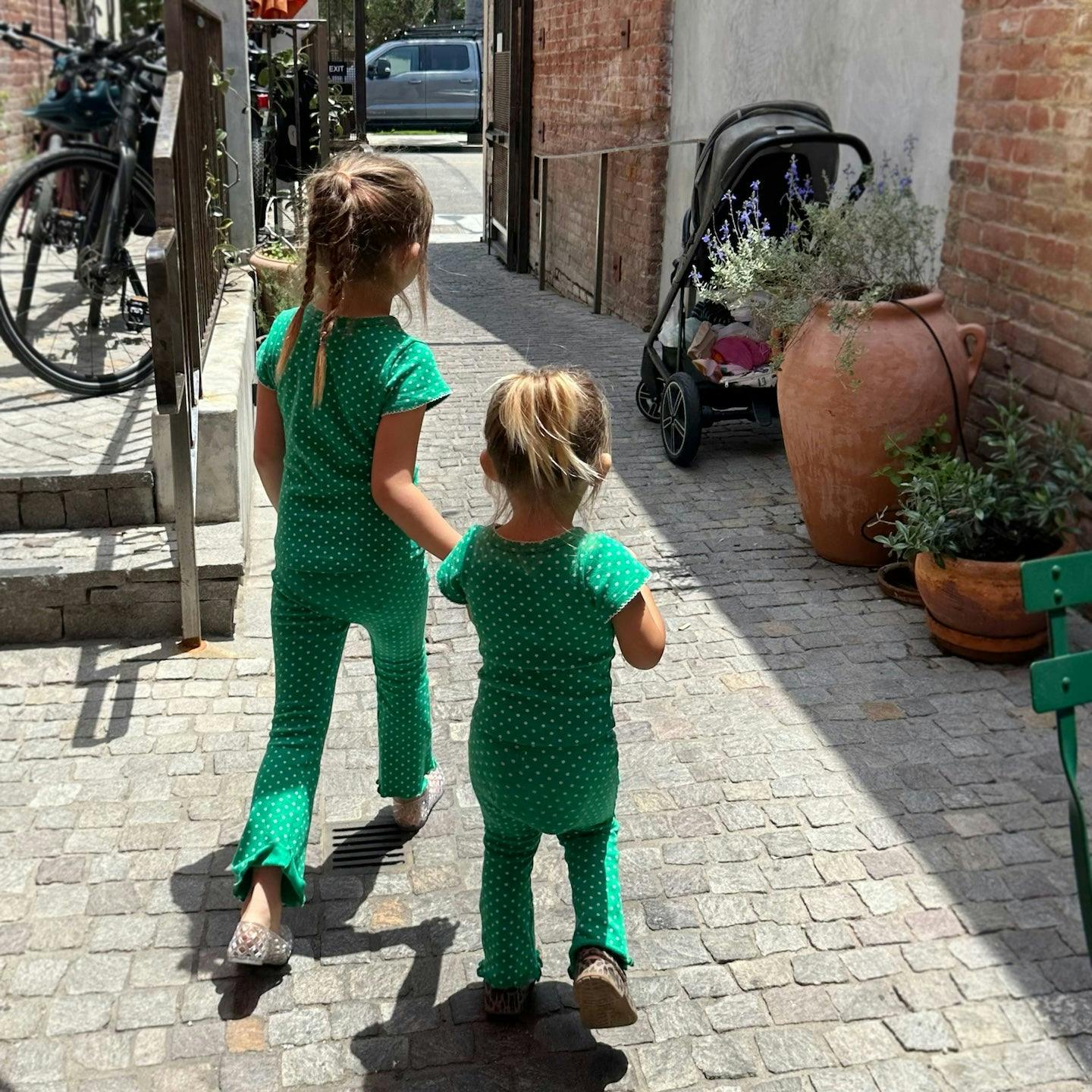 Baby Tee and Flared Legging Set