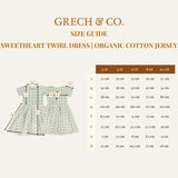 Sweetheart Twirl Dress | Organic Cotton Jersey - Sienna Gingham