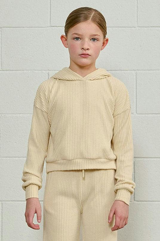 SoftRib Cropped Hoodie