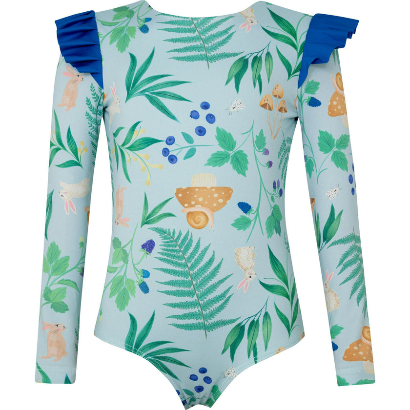 BOSQUE DE CONEJOS VERDE - WINGS LONGSLEEVE