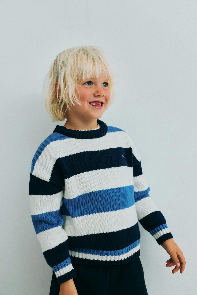 Celosia Jumper Summer Midnight Stripes