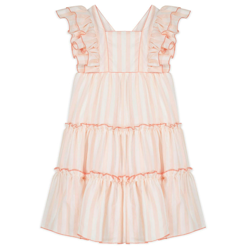Peach Fuzz Summer Party Dress