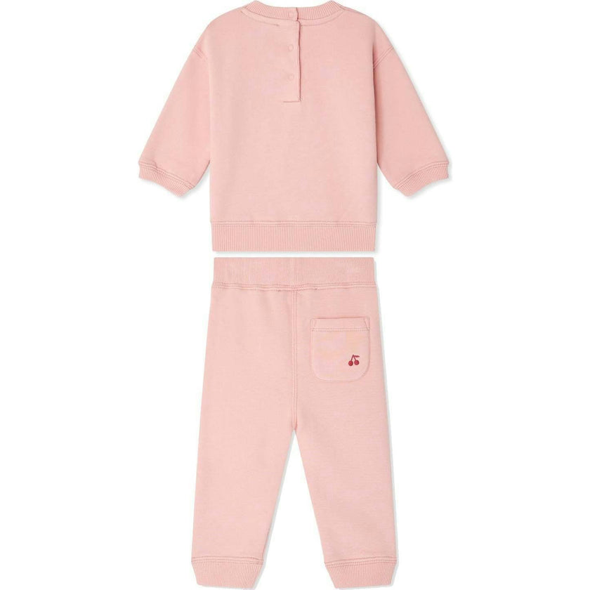 BONPOINT Dahlia Soft Baby Set - PInk Rose