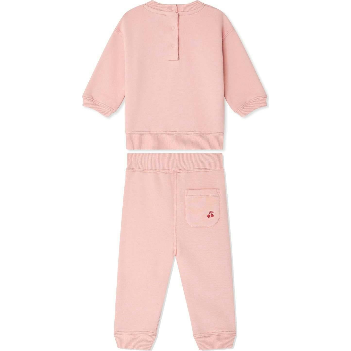 BONPOINT Dahlia Soft Baby Set - PInk Rose