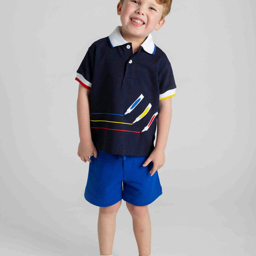 Royal French Terry Pull-On Short