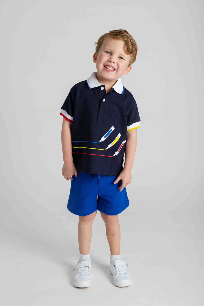 Royal French Terry Pull-On Short