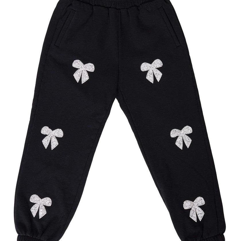 Mini Micah Jogger Sweatpants in Black