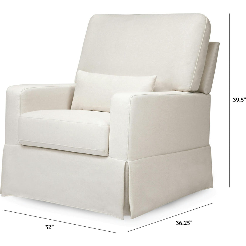 Crawford Pillowback Comfort Swivel Glider