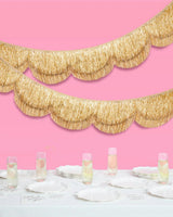 Stay Golden Fringe - scalloped banner