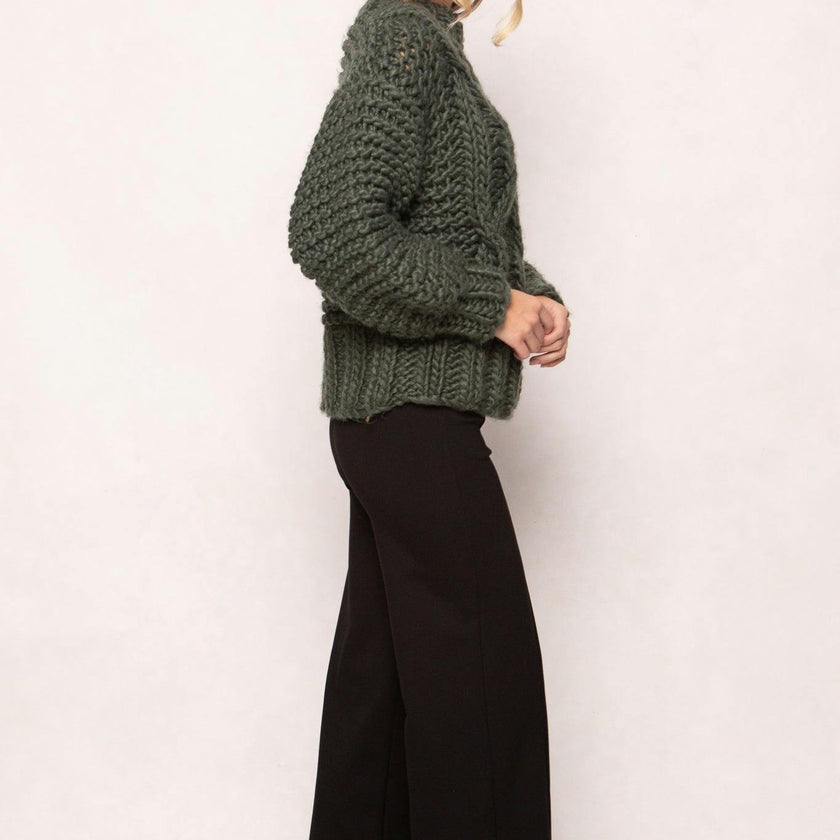 Erica Sweater in Emerald