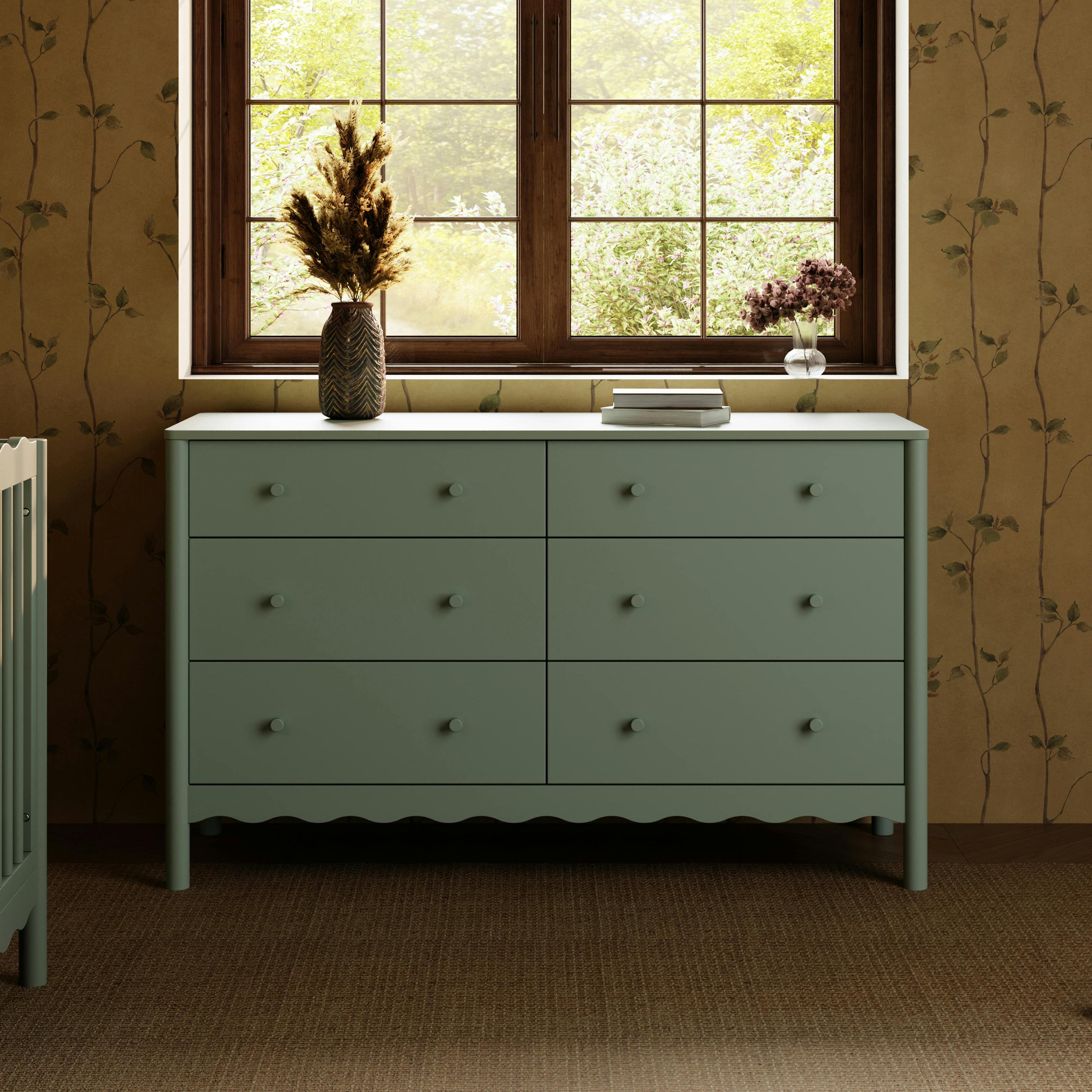 Swell 6-Drawer Wide Assembled Dresser (56