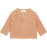 Organic Cotton Knit Cardigan, Pink