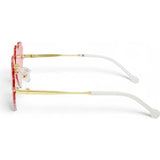 Kid's Frameless Heart Sunglasses