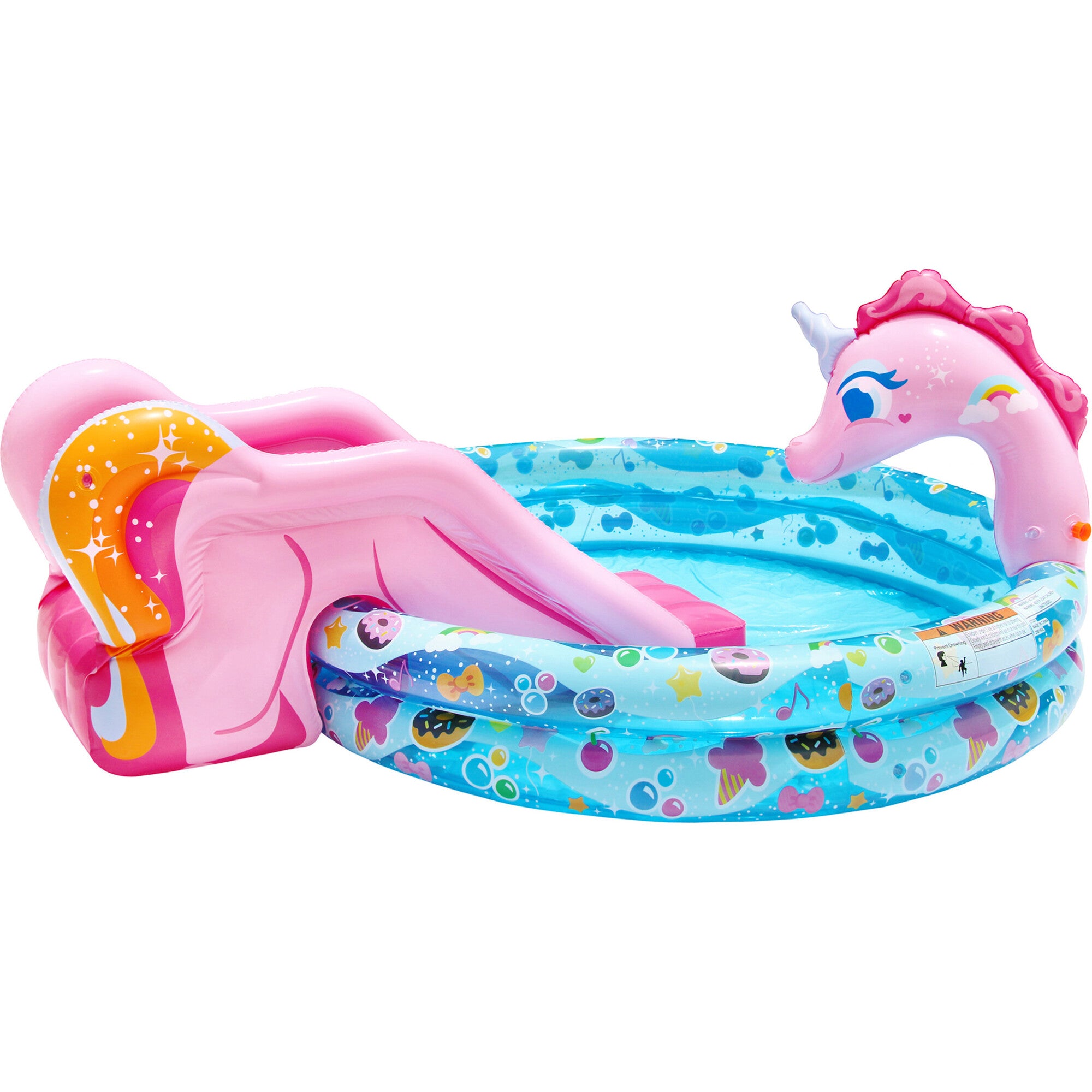 Spray N Splash Pool w/ Inflatable Water Slide