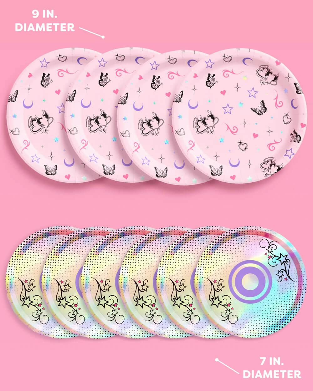 Y2K Plates - 32 paper plates