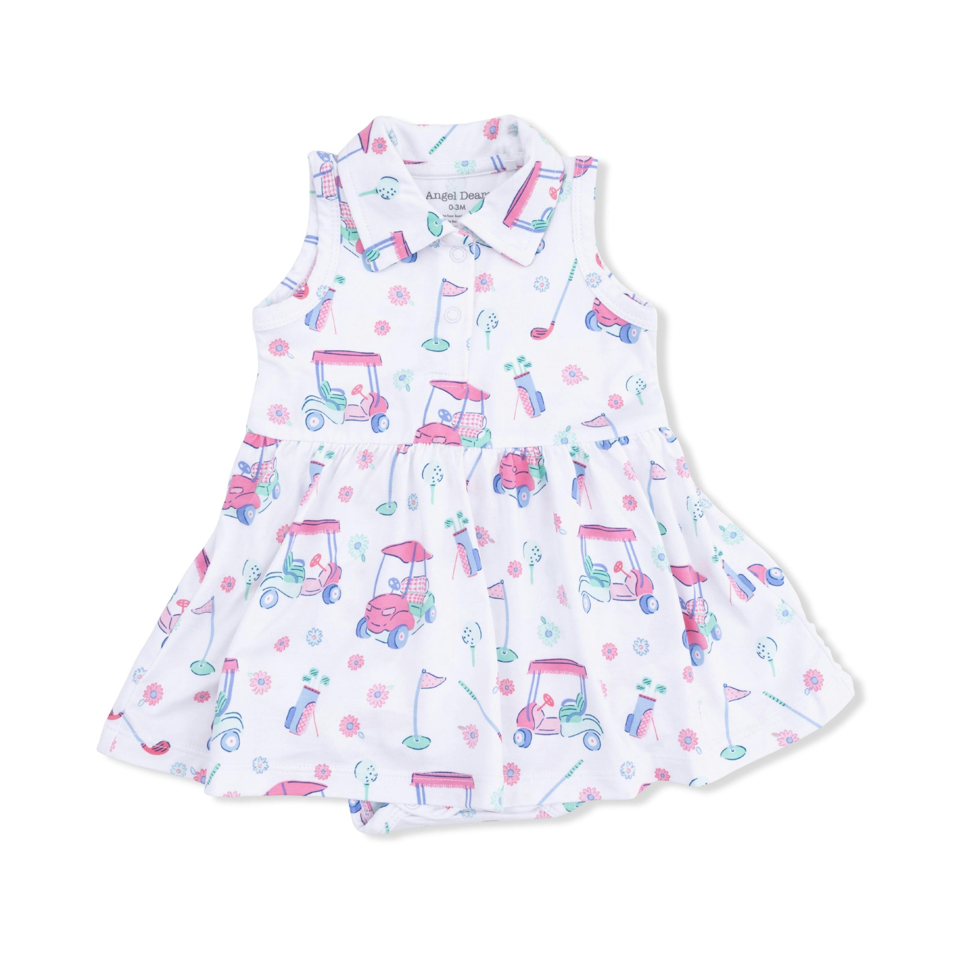 Golf Carts and Flowers - Polo Tennis Dress