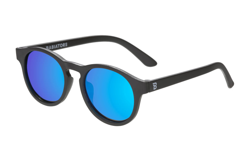 Polarized Keyhole Sunglasses: Jet Black