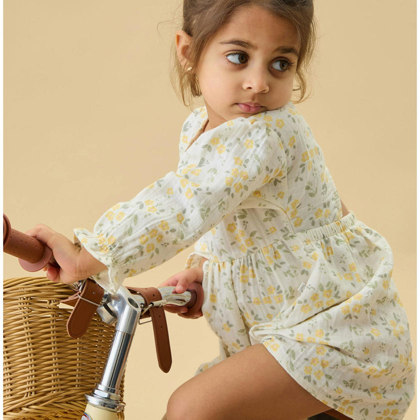 Floral Muslin Dress