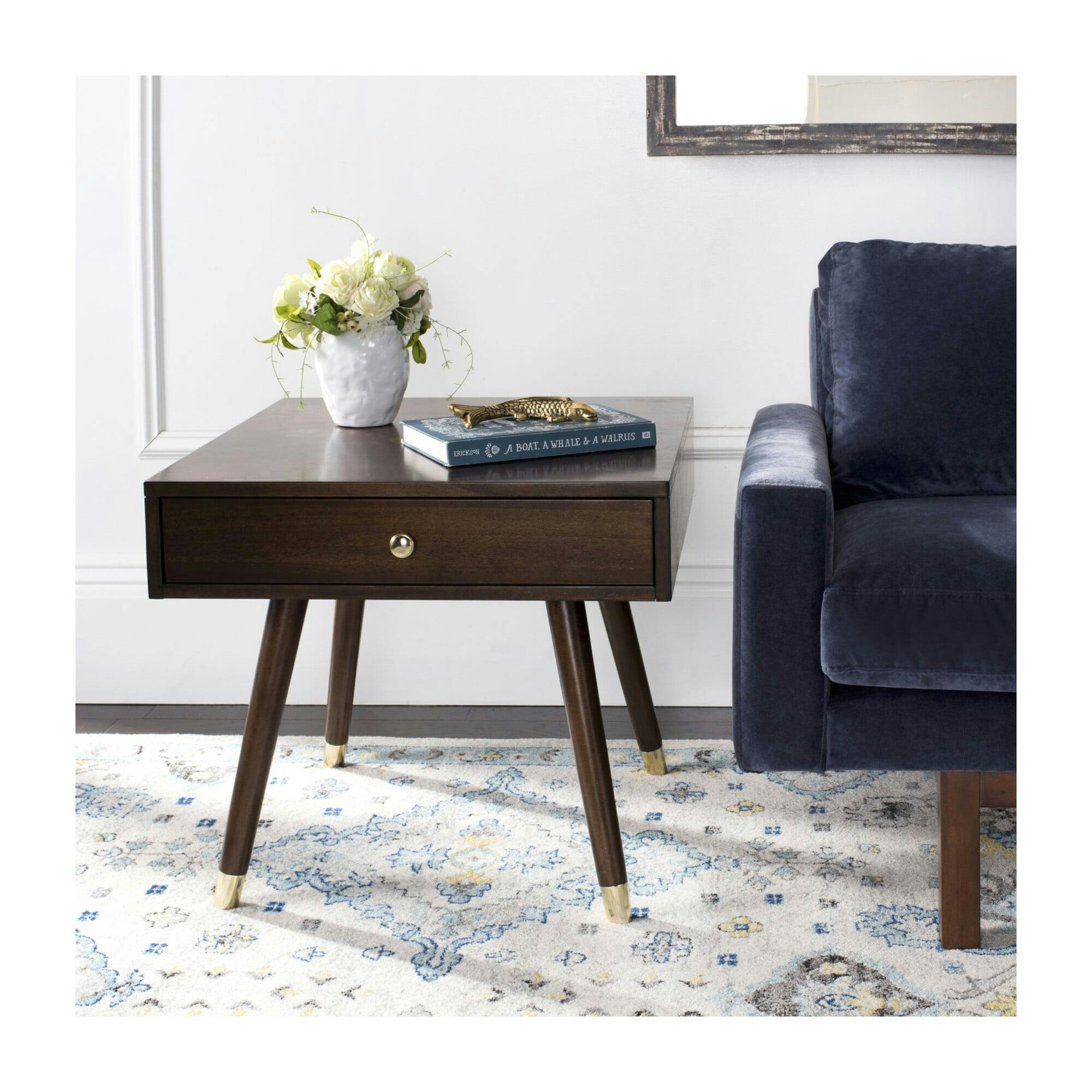Levinson Gold Cap End Table