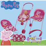 Peppa 19 Piece Doll Sleep N' Play Set - Pink & White Dots