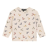 Scooter And Tulipe Printed Sweater Dark Almond
