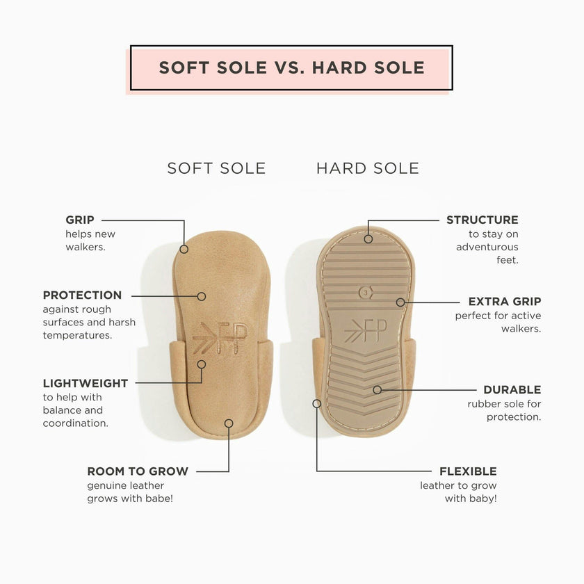 Weathered Brown Slip On Baby Shoe